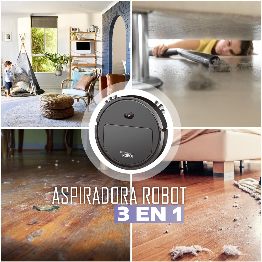 Aspiradora Robot Inteligente 3 en 1