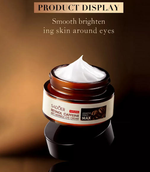 Crema Contorno De Ojos Retinol Y Cafeína