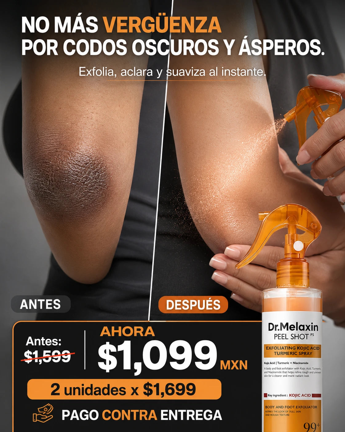 Dr. Melaxin – Spray Aclarante y Renovador de la Piel