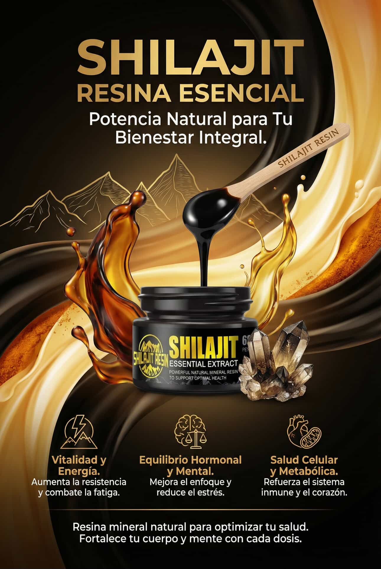 Shilajit Resina 50g Suplemento