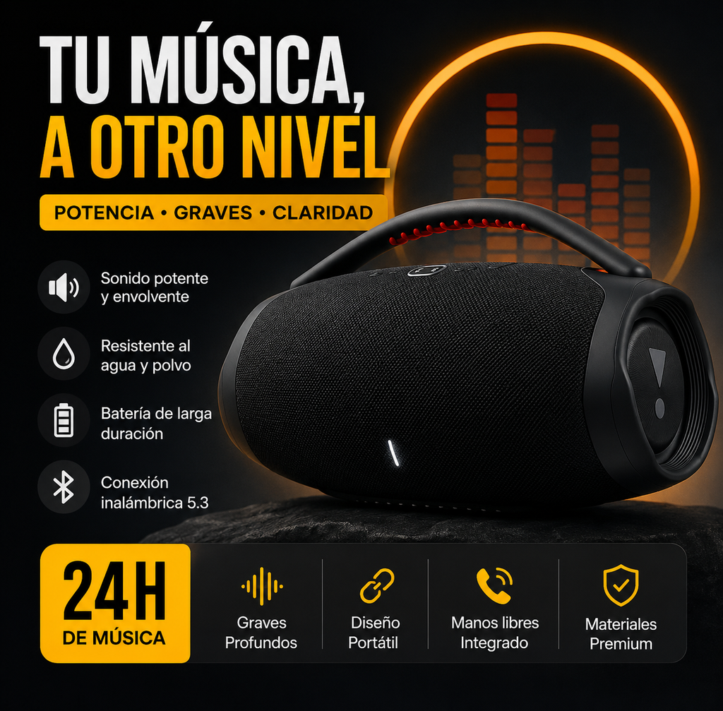 Boombox 3 1.1 -  Bocina Bluetooth